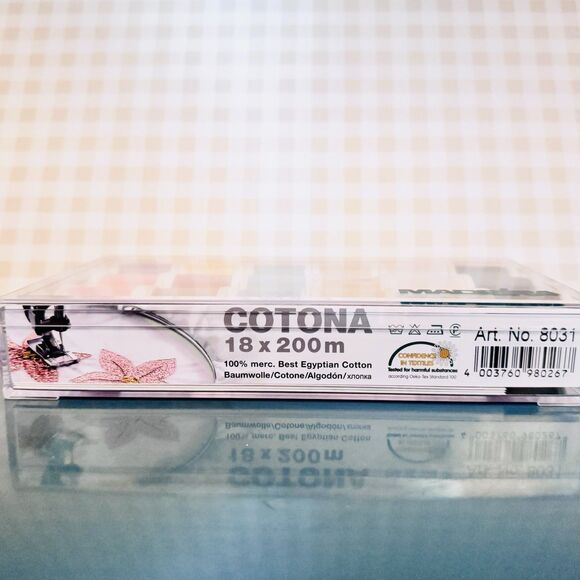 Madeira Cotona 100% Cotton Embroidery Thread Set 18x200m Spools Made in Germany - Picture 3 of 10